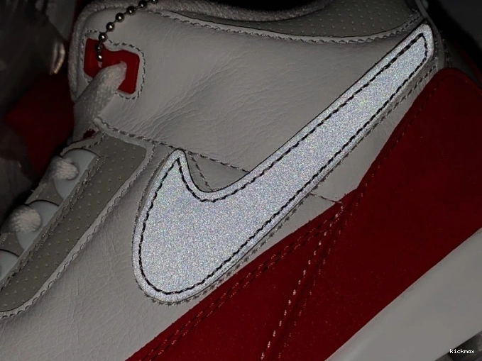 Rep MAX White CJ0939-100 University Tinker Retro 3 Air Jordan Red 0815